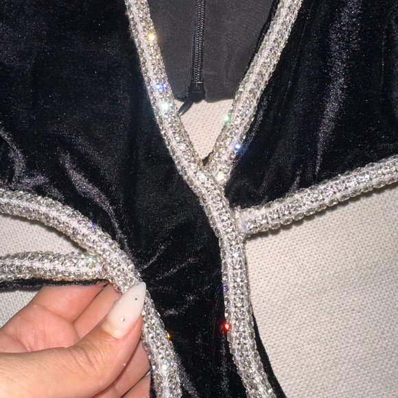 PATBO -  Cutout Mini Dress In Black - Picture 7 of 10